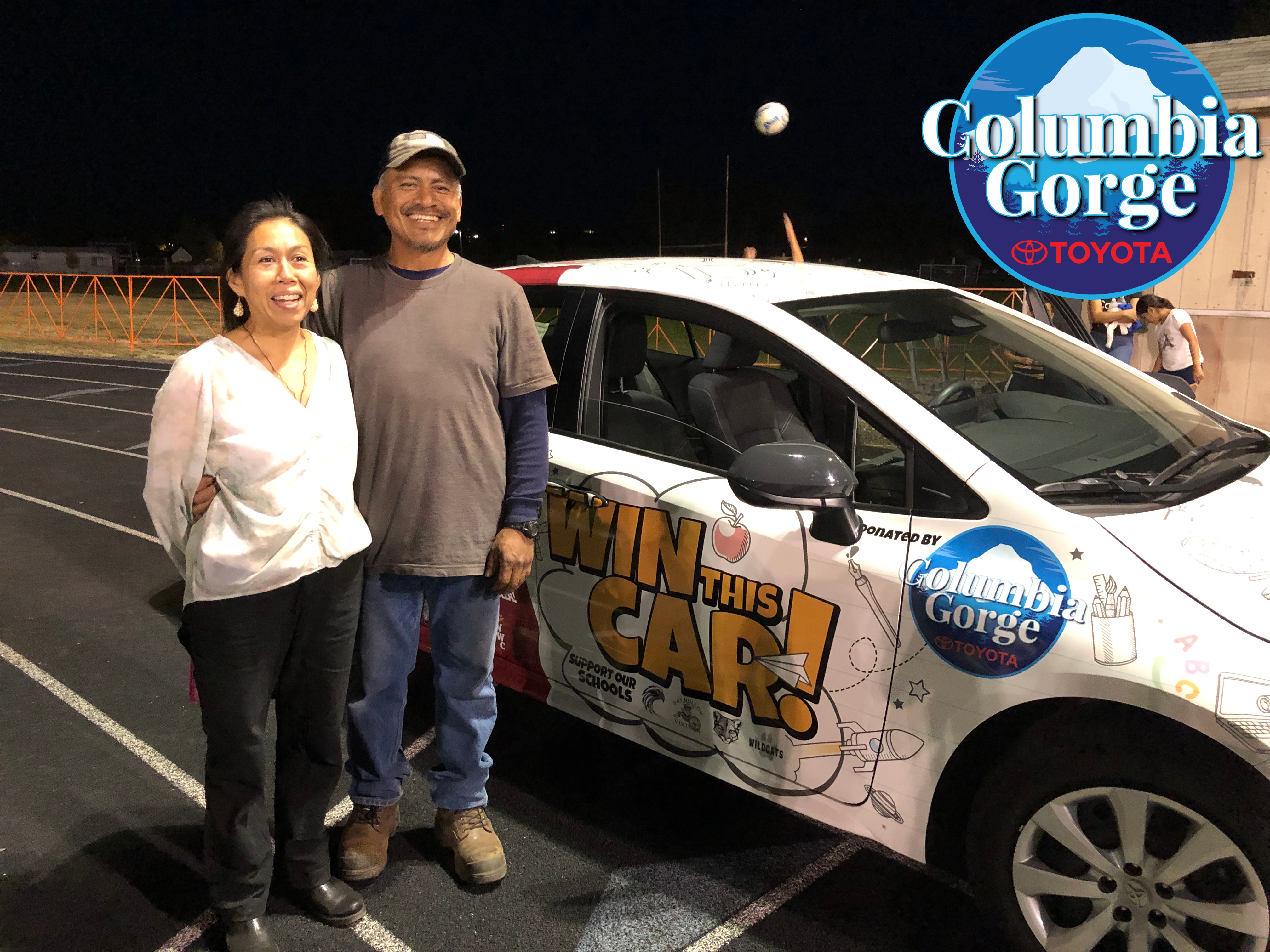 Ticket Holder & Hood River County Schools Win Big at Toyota Raffle Drawing